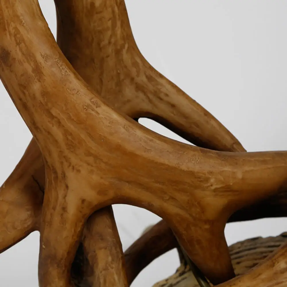  wholesale home living room decorative vintage resin antler table