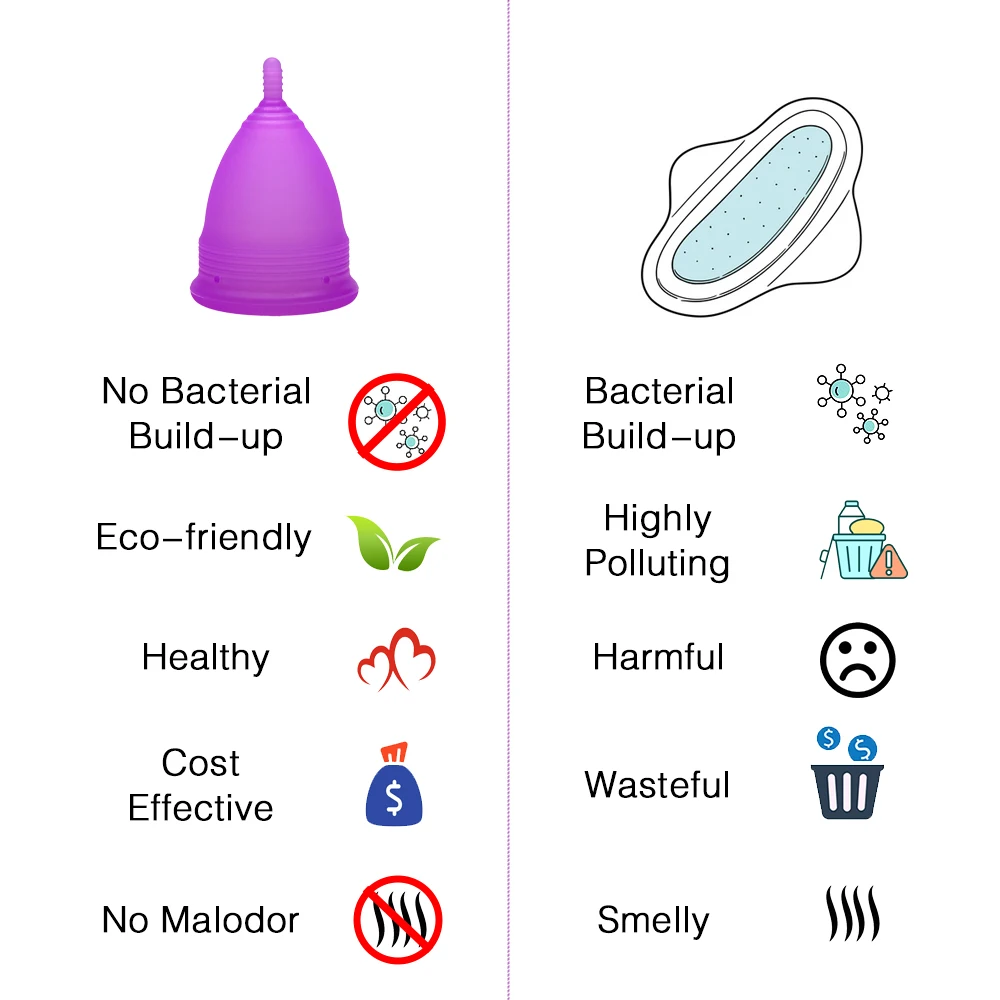 Wholesale Copas Menstruales Women Organic Menstrual Cup Period Cup