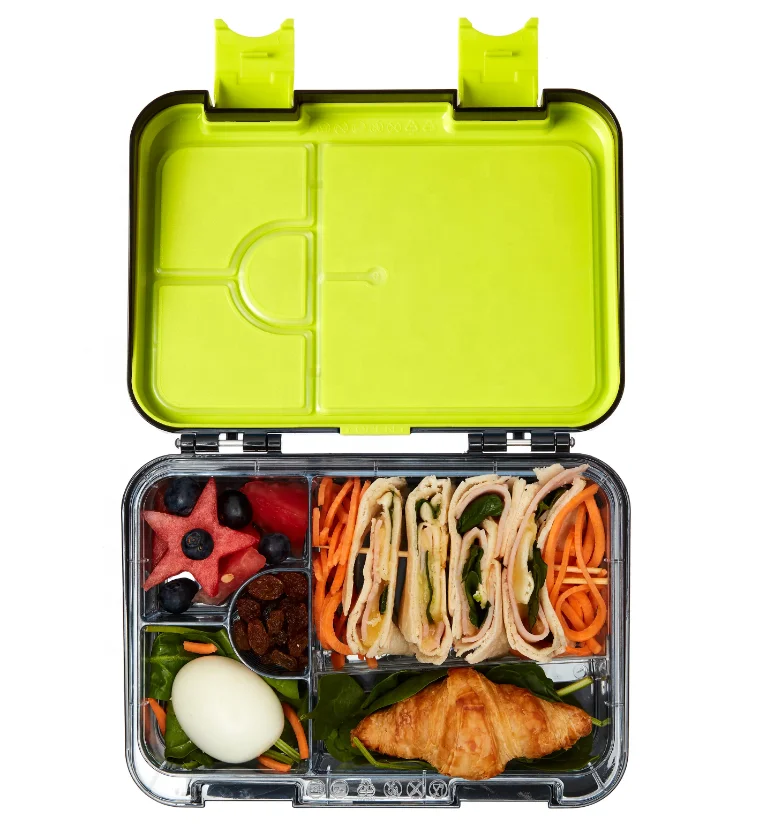 Aohea Wholesale Kids Bento Style Box Insulated Bento Lunch Box Tiffin Food Tiffin Box Lunch Plastic Lunchbox
