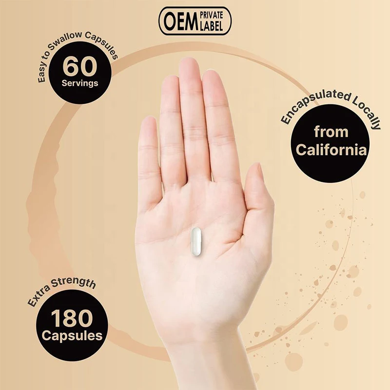 Private Label Magnesium Citrate 500mg Strong Healthy Heart Muscles Sleep Supplement Magnesium Glycinate Capsule Sleep Pill
