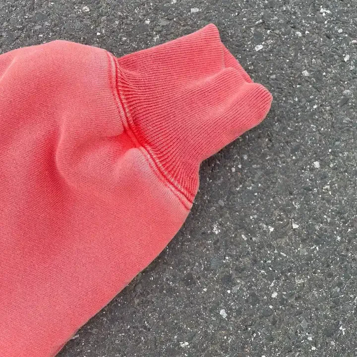 French Terry Street Wear Hoodie Cotton Acid Wash Vintage Custom Logo Oversized Stone Wash Sun Faded Distressed Hoodies