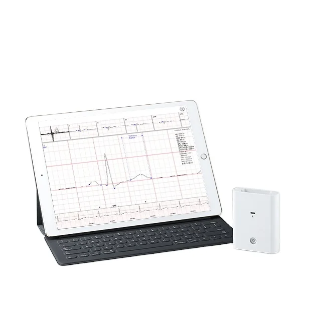 12 channel portable digital pocket size iPad wireless smart ecg machine