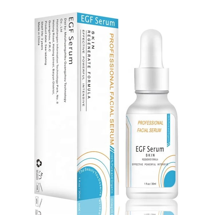 EGF Serum Anti Aging Peptide Repair Serum Collagen Reduce Fine Line Surgery Scars Facial Epidermal Growth Factor Serum