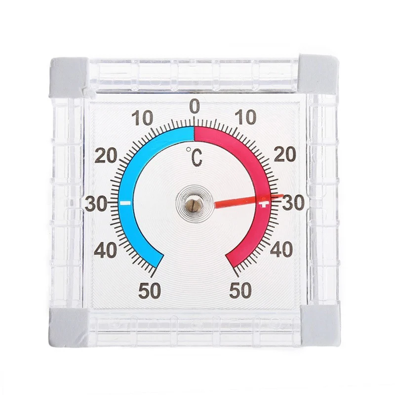 Window Indoor Dial Thermometer Outdoor Wall Temperature Gauge for Greenhouse Home 1Pcs