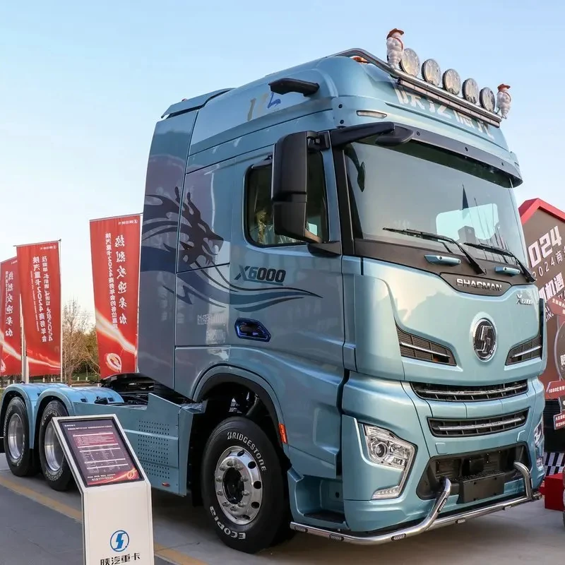 Лидер продаж Shacman X6000 6x4 головка AMT 10 колес 840HP LNG Подержанные тягачи