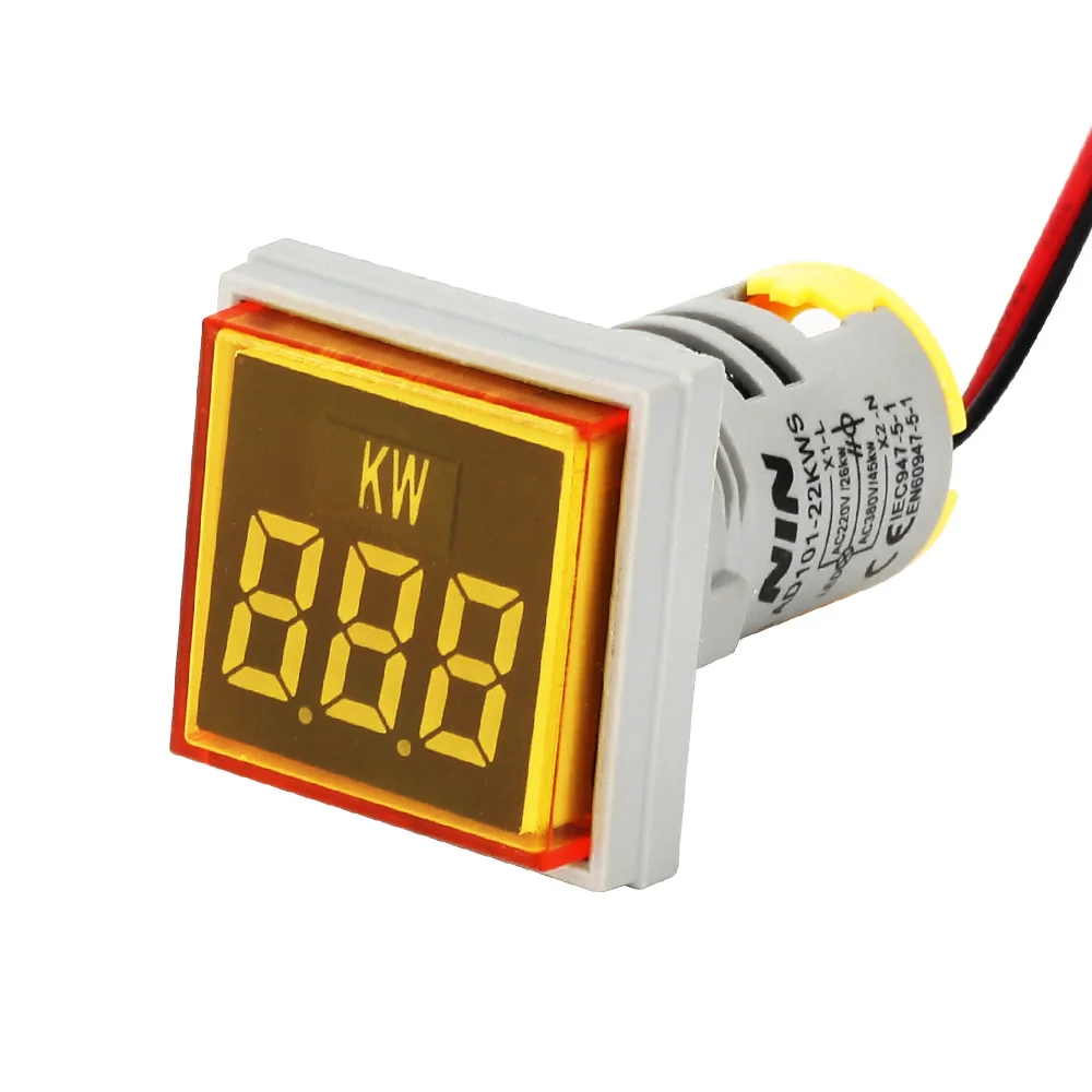 22mm yellow indicator power meter