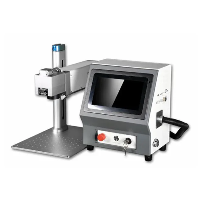 3d Metal Order Manufacturing Machines 20w Marking Machine With Double Red Light Fiber Laser Engraving On The Keyboard Letters