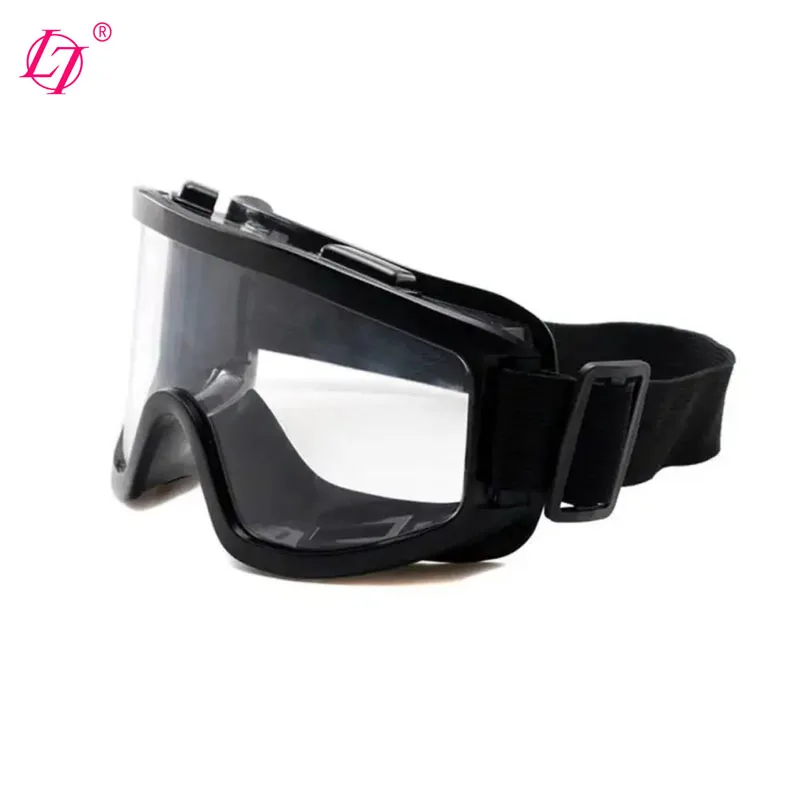 Safety rubber transparent anti dust eyes protection dust proof off road motorcycle goggle eyeglasses
