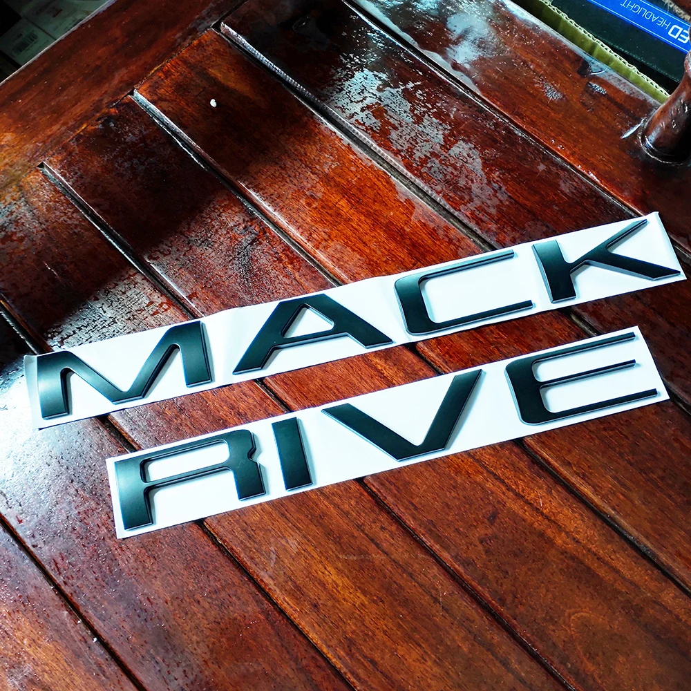 ABS 3D Matte Black Raised Tailgate insert Letters Decals For Ford MAVERICK 2022 2023 tailgate inserts