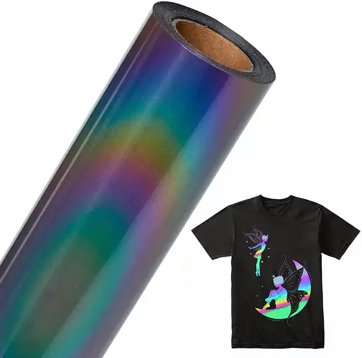 YouGuang High Visibility EGP Micro Prismatic Reflective Film Tear Able Reflective Heat Transfer Vinyl Label Sheeting