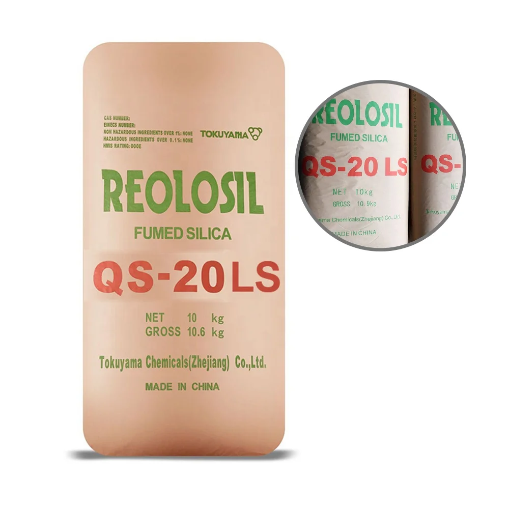 Thickening, anti-settling, thixotropic and free flow agent REOLOSIL Hydrophilic Fumed Silica QS-20LS