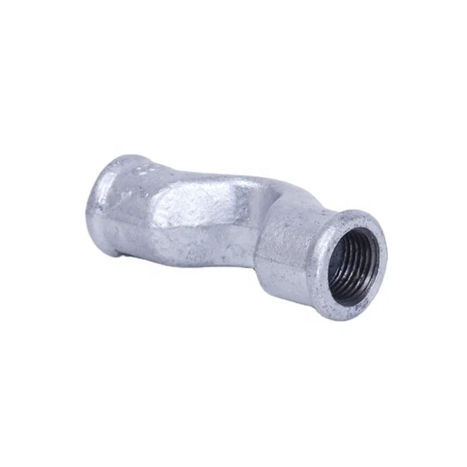 Hot Selling Durable Malleable Steel Pipe Fittings With Bs Din Npt Threaded Standard Crossover for Gas Water Oil Supply
