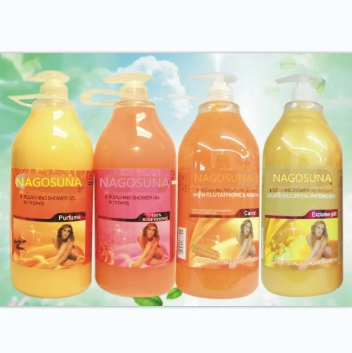 Wholesale cheap price rose gold lightening magic potion whitening body skincare custom private label for bath shower gel