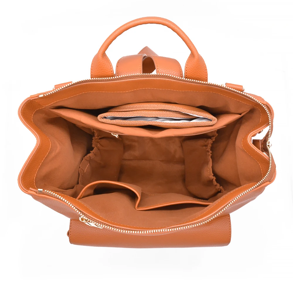 Custom baby diaper bag baby stroller hanging mom backpack travel mommy luxury diaper bags for mother