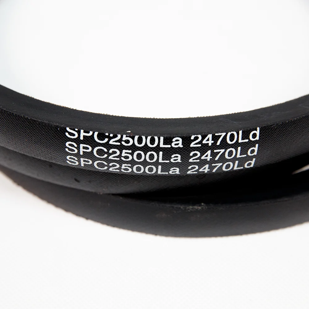 High quality crusher poly rubber banded double v-belt double sided industrial v belt stretch rubber v belt