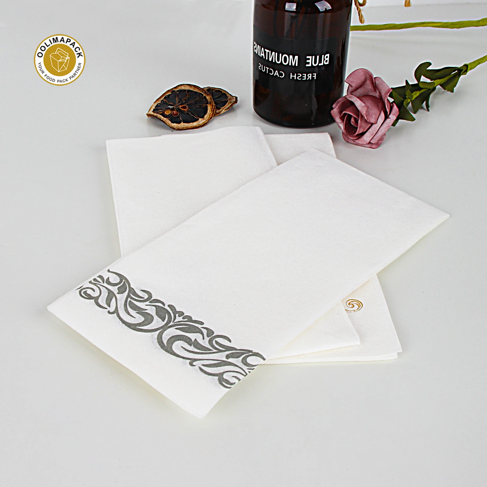 Disposable Airlaid Tissue Paper Napkins For Wedding, Party, Birthday, Dinner Christmas