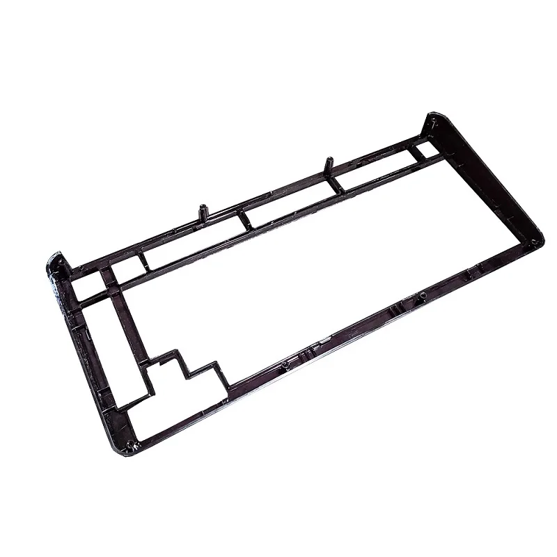 injection molded plastic shell for headphone component