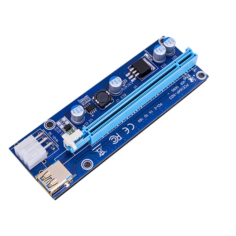 Высококачественный PCI Express адаптер Pcie Riser Ver 009s 1x до 16x 009 расширитель