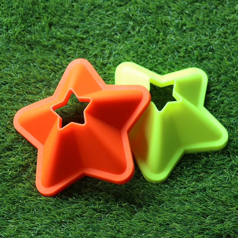 Basketball Football disc cone set of 10 pieces Star Shape Soccer Training marker agility disc cones for soccer training