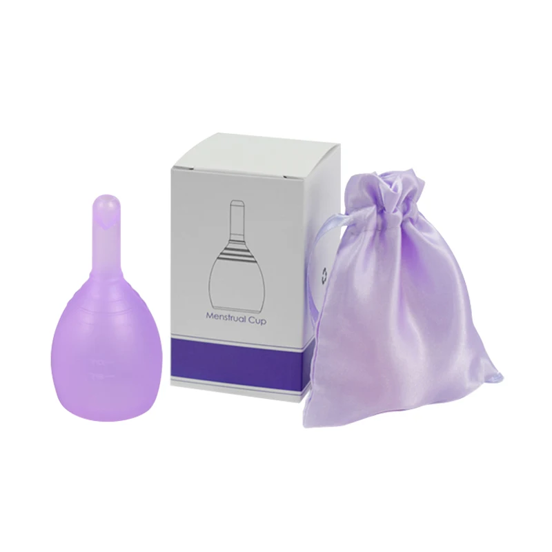 New Design Copa Menstrual Certificada Foldable Silicone Menstrual Cup with Drain
