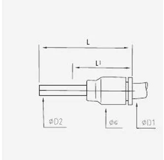 Durable Plastic Push-in Pneumatic Fittings for Industrial Air Hoses