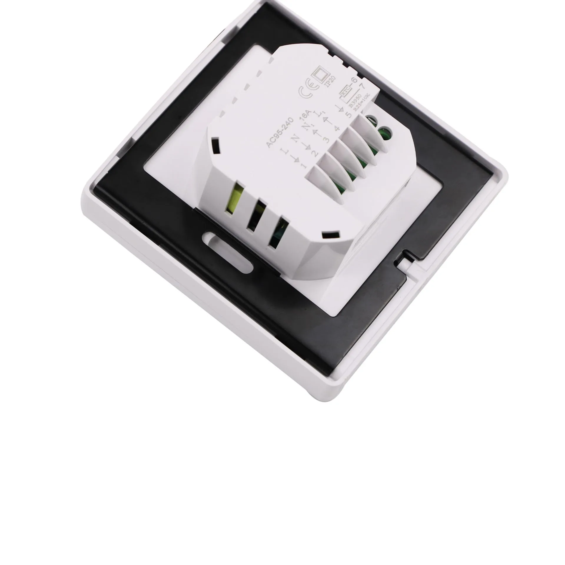 Smart Tuya WiFi Electric 16A Floor Heating Thermostat Temperature Controller with External Sensor Probe