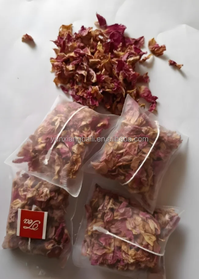 hot sale China fragrant dry herb Rose Tea premium Beauty-Enhancing skin bag tea  good factory price