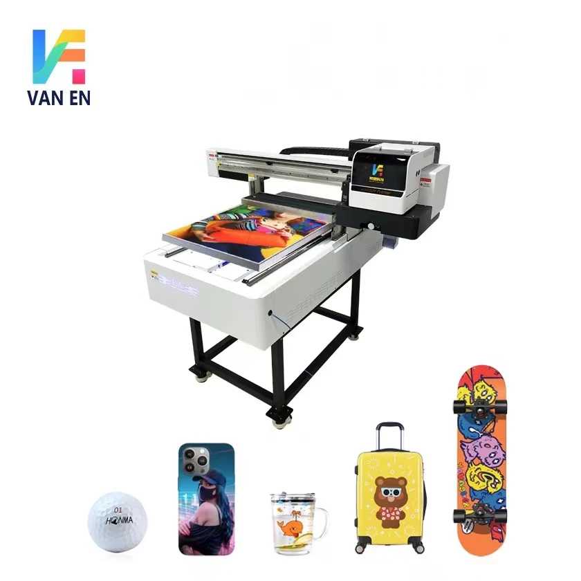 Универсальный рулон в Epson Uv Dtf принтер печатная машина 3D Xp600 I3200 6090 планшетный A3 струйный для чашки