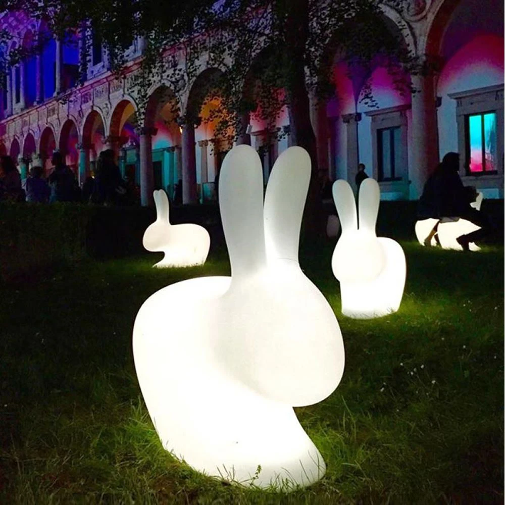Event Party Fantastic Glowing Animal Floor Lamp Patio Garden Landscape Lighting Rabbit Shape Night Lamp Toy Light For Children