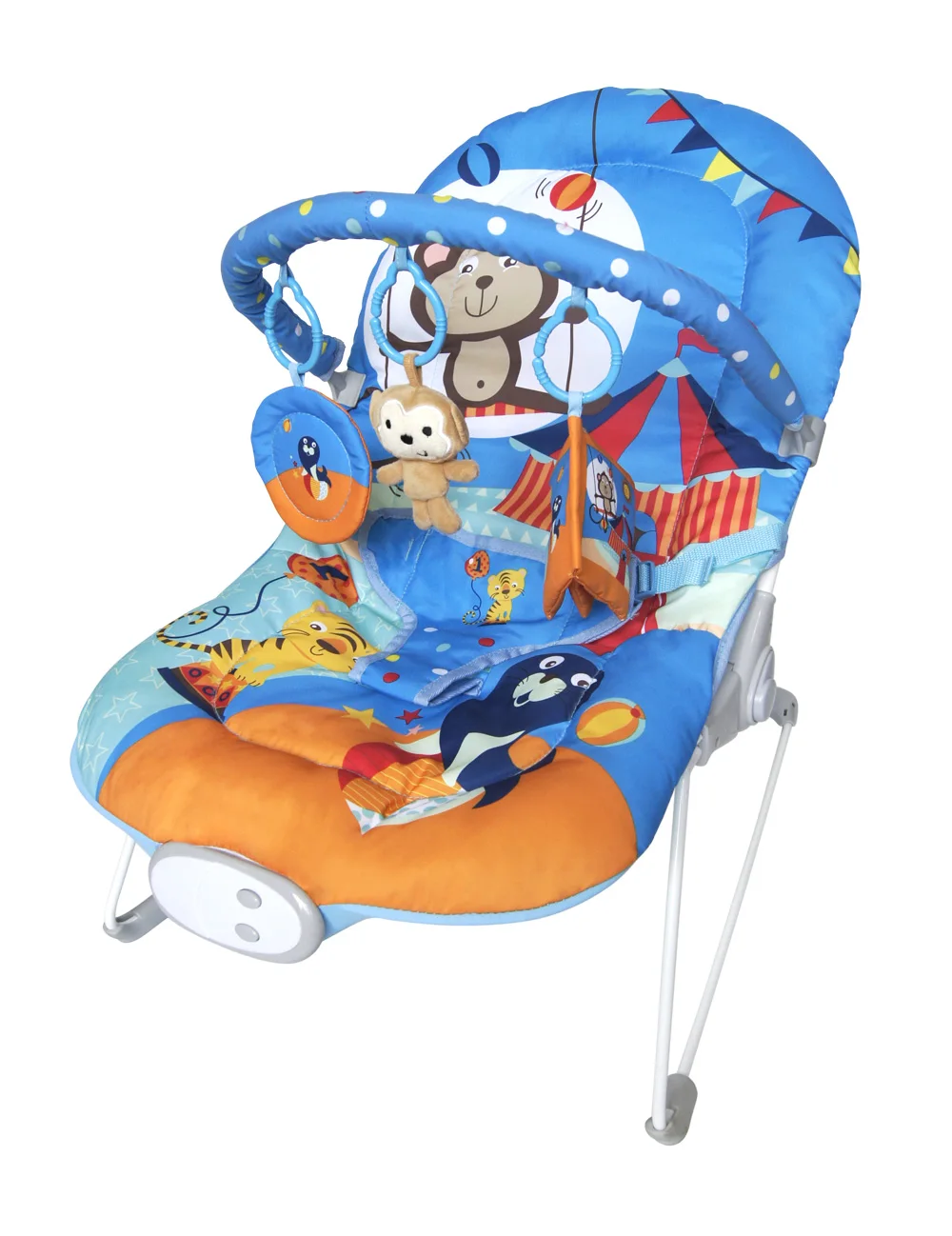 2 in 1 Bebe Interesting Swinging Baby Musical Rocking Chair Bouncer Chair