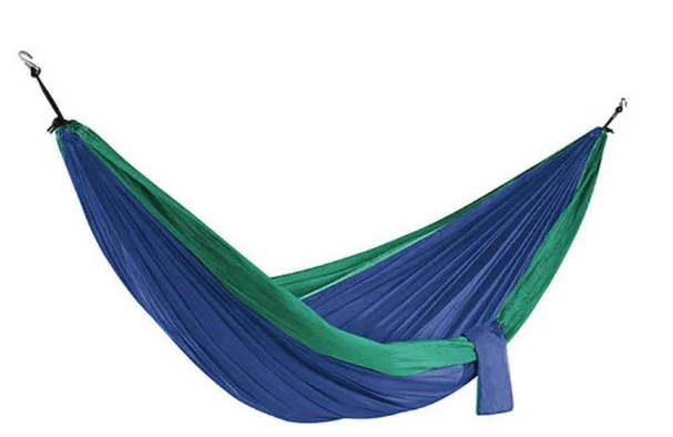 Colorful Modern Portable Hanging Canvas Hammock Bed for Outdoor Camping & Park Use Includes Stand
