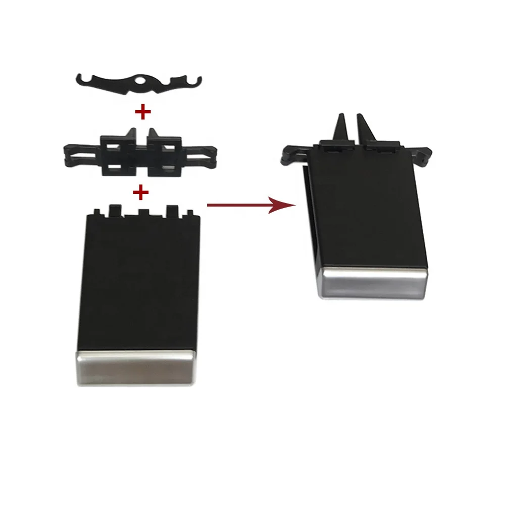 For Maserati Ghibli High Quality Rear Console AC Vent Grille Outlet Cover Panel Air Conditioner Slider Clip 670021523