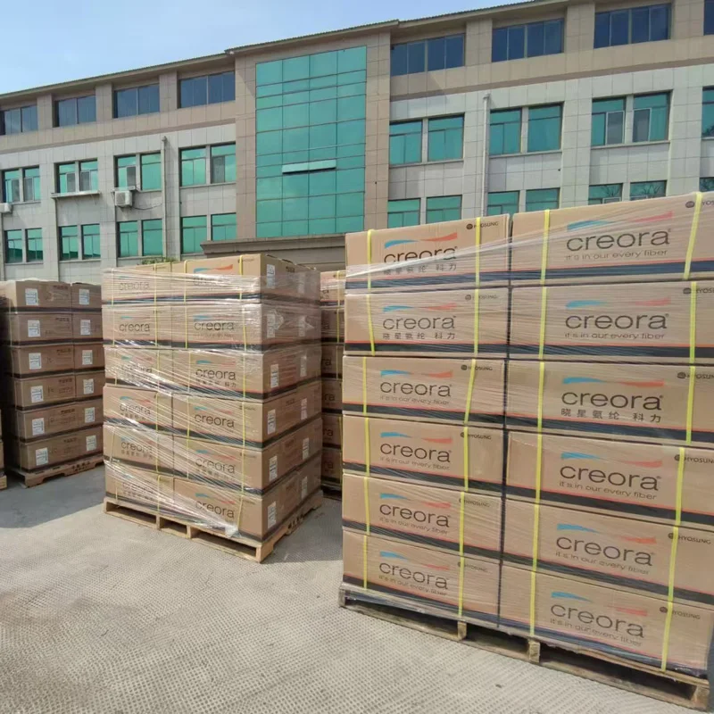 HYOSUNG factory naked elastane thread Korea brand creora 420D AA grade 428K type H350A clear bare spandex yarn