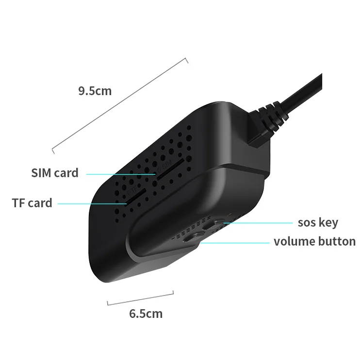 4G dash cam FDD-TLE TDD-TLE AI Cloud Driving Recorder Скрытая Dashcam Автомобильная камера с GPS автомобилем черная