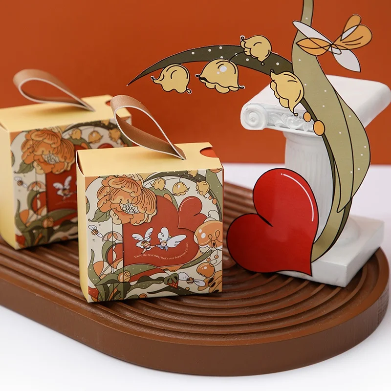 High Quality Luxury Favor Gift Boxes For Candy Wholesale Sweet Wedding Candy Gift Box For Guest