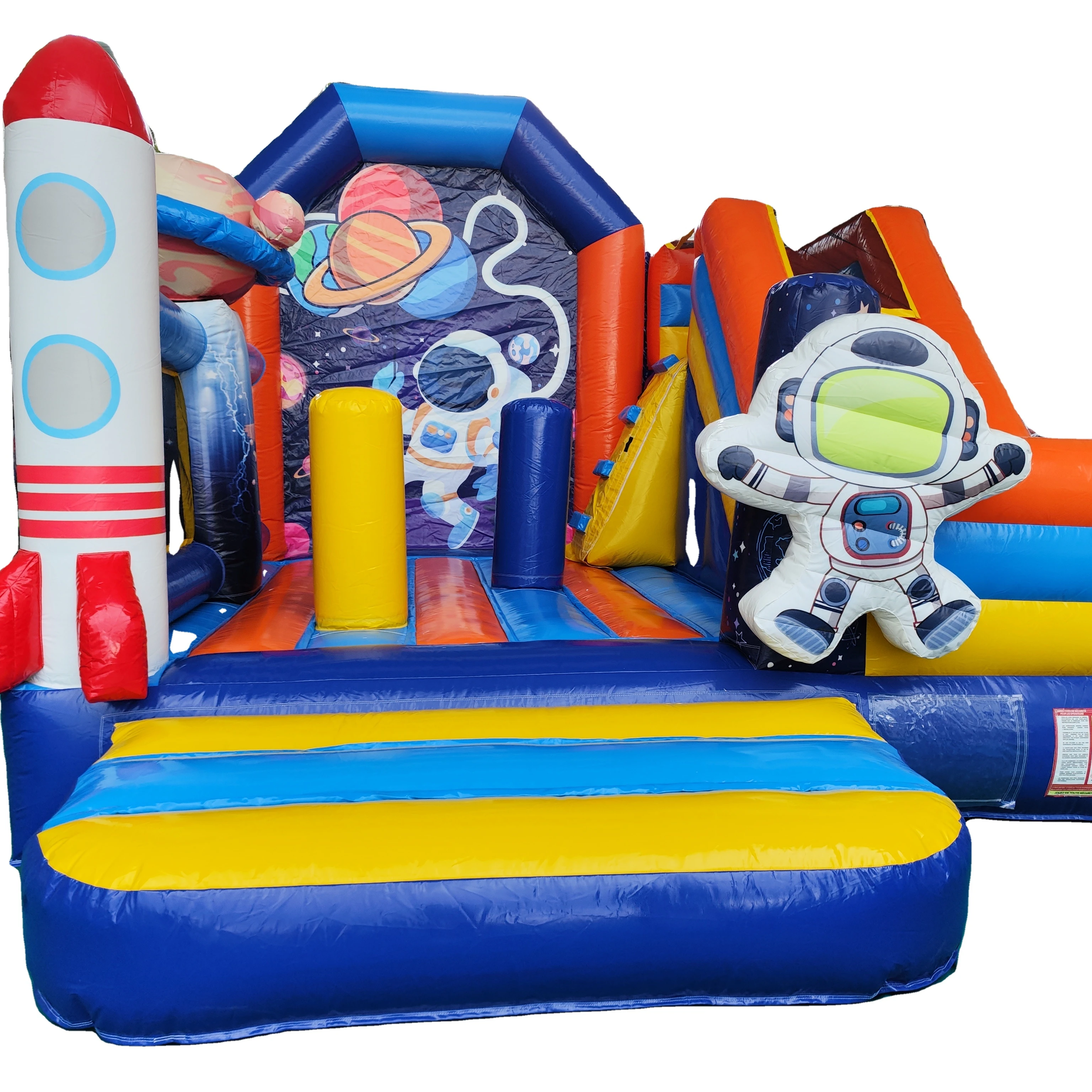 Hot Sale Inflatable Alien theme Dry Slide for Outdoor Trampolines Inflatable Bouncer Combo Games for Kids