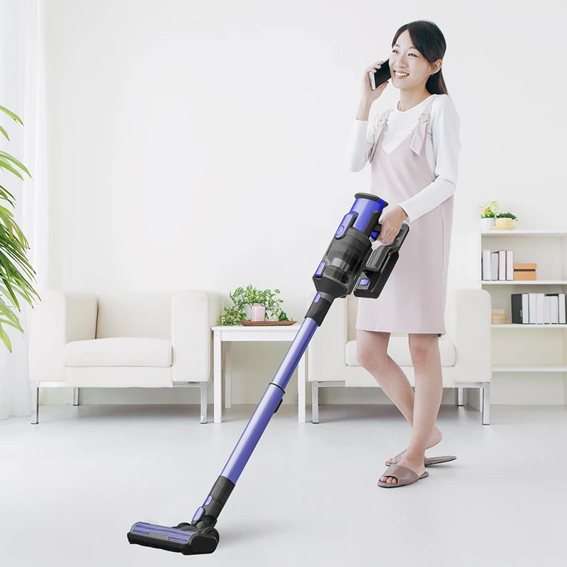 Shiny XL-629B Cordless Stick Cheap Vacuum Cleaner 25KPa Suction 250W Motor 2200mAh Handheld Cleaner
