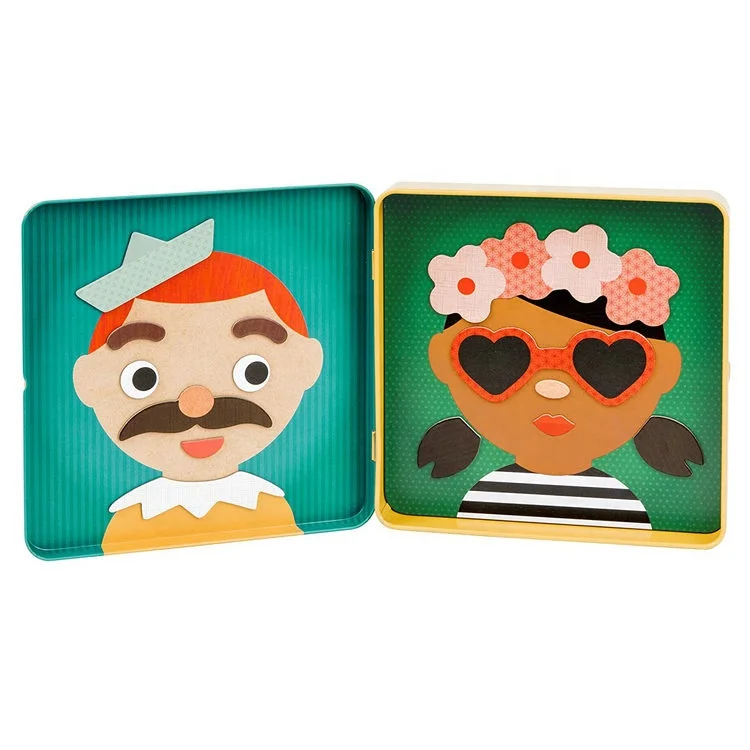 On-The-Go Magnetic Play Scene, Dinosaur Kingdom Mix & Match Magnetic Game Board Ideal Travel Activity for Kids