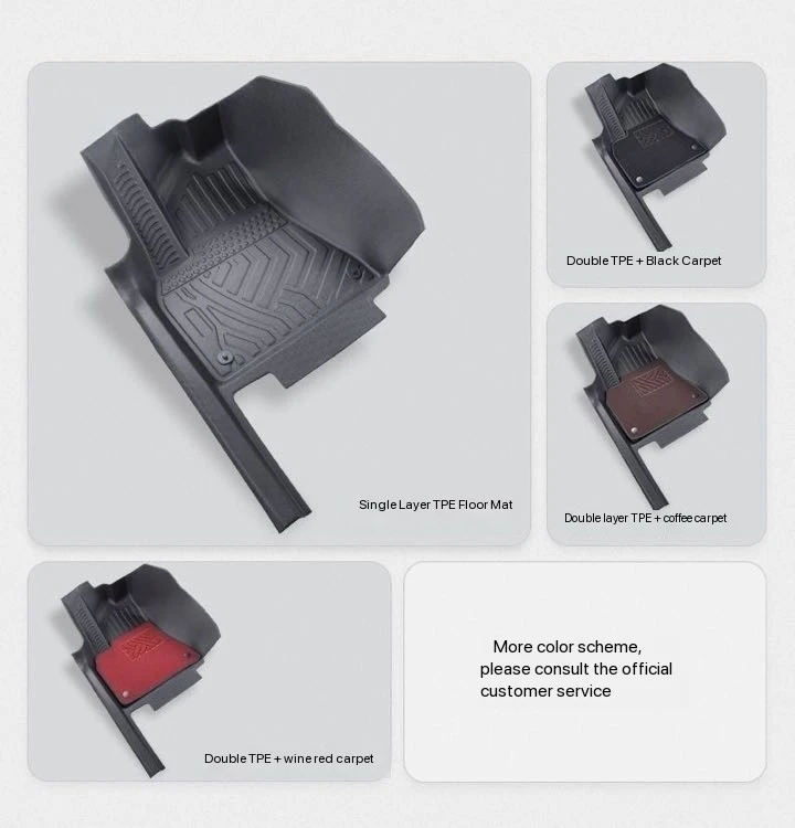 All Season Car Factory Price 3d Tpe Floor Mats Use For Byd Seagull 2023 Carpet Pad