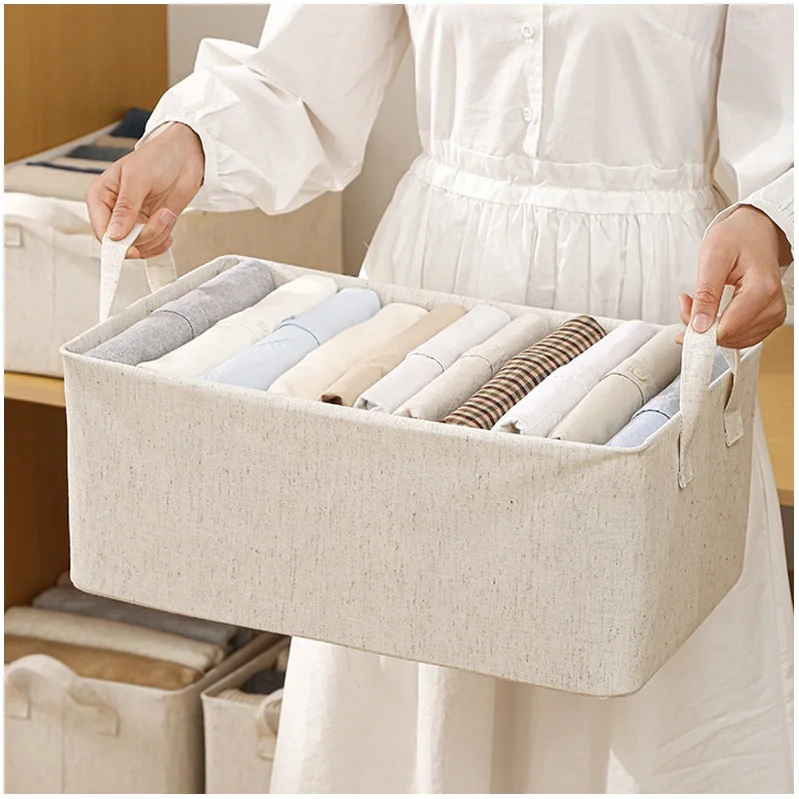 Design Competitive Price Wholesale Ardrobe Clothes Organizer Foldable Jeans Drawer Boxes With Metal Frame For Home