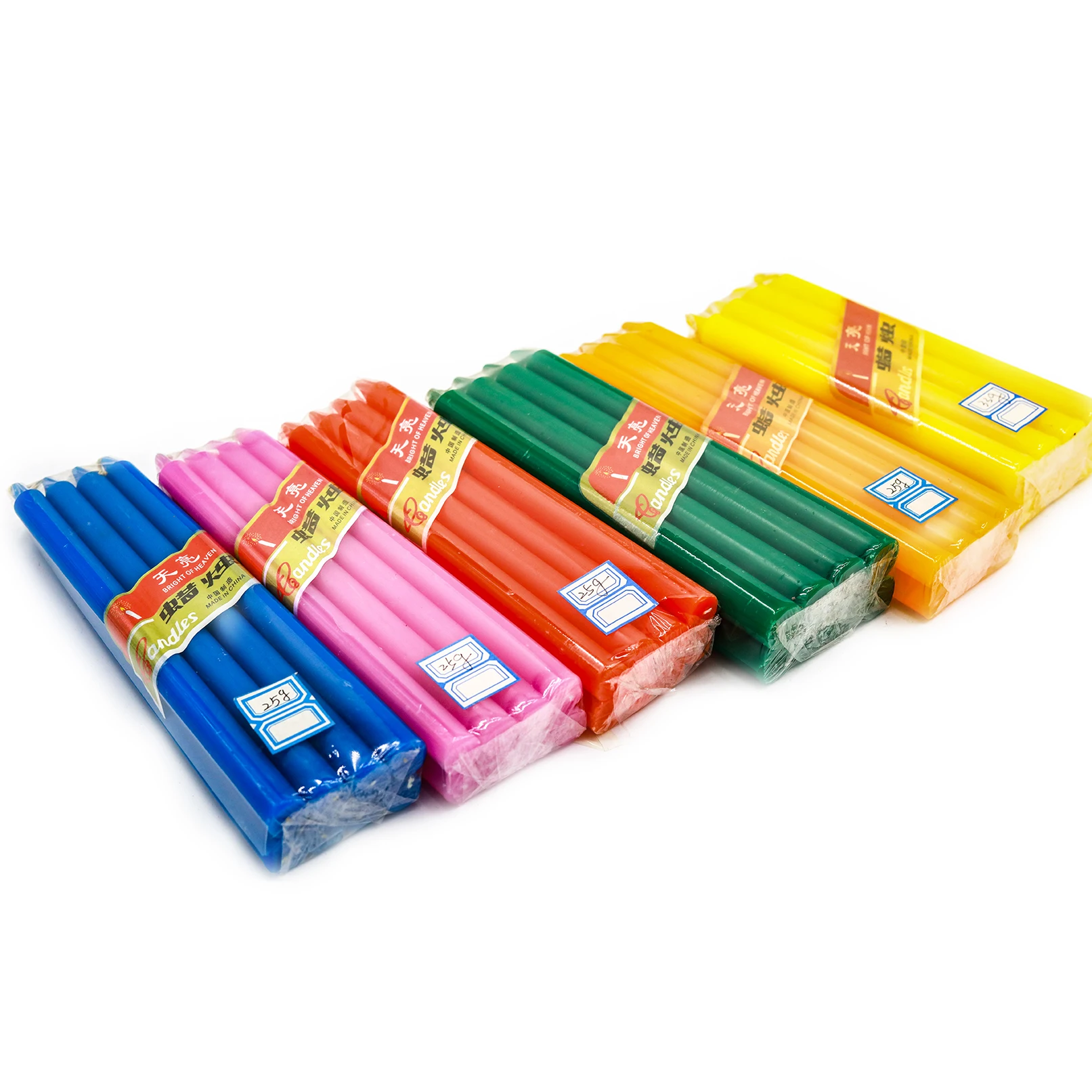 Smokeless no scent paraffin wax white house candles