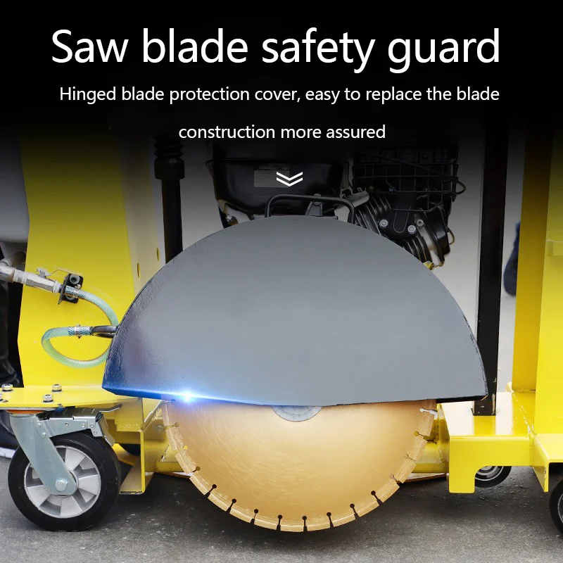 Road construction hand operated concrete cellar well cover cutter manhole circular cutting machine