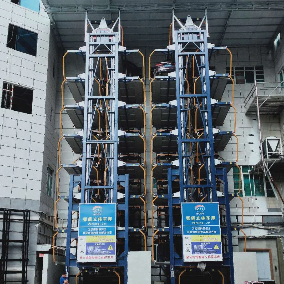 Автомобильная Вертикальная поворотная система парковки