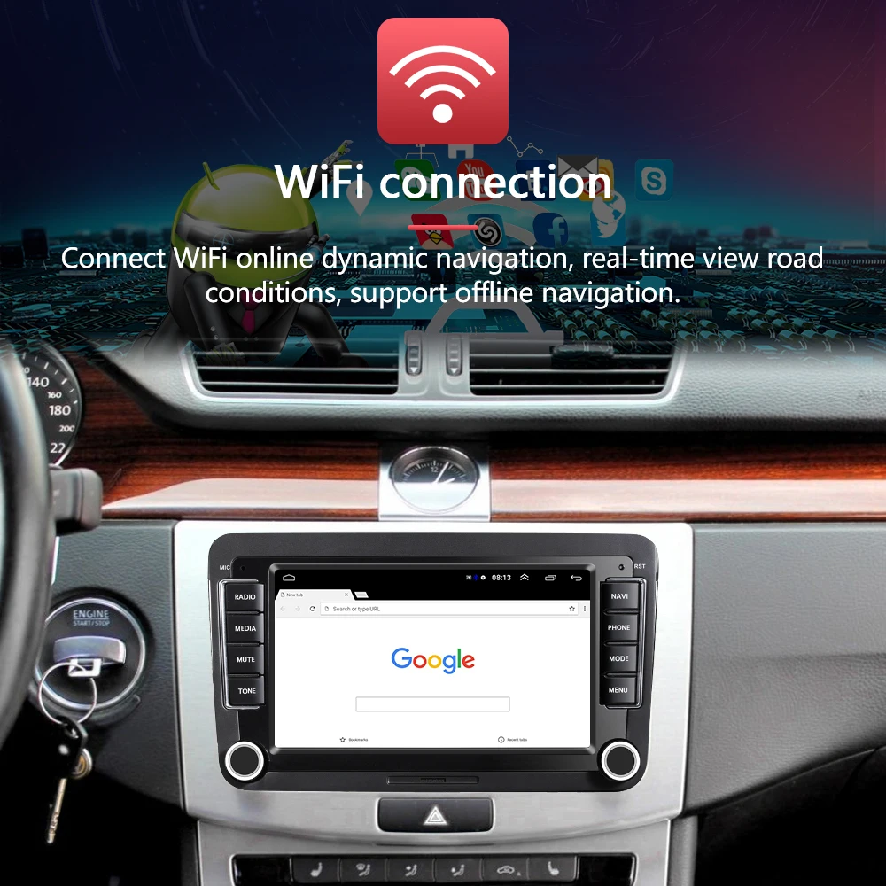 The Best Selling Android 9.0 Video Interface Car Stereo Radio Player