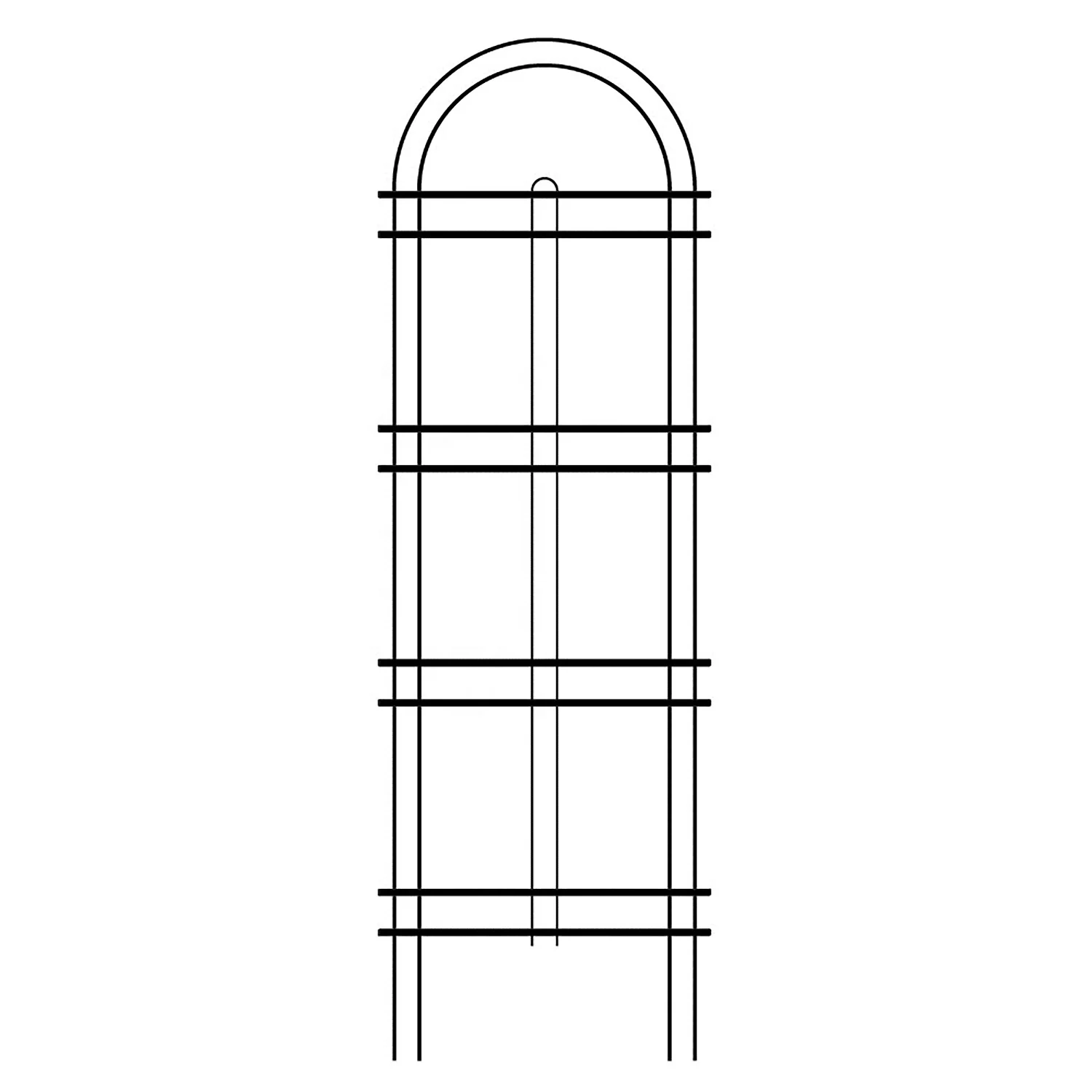 Fencing Steel Wire Tube Garden Cucumber Tomato Metal Plant Trellis For Garden Climbing Plant Decoration