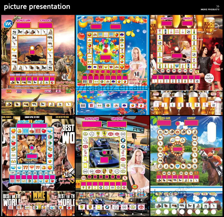 
USA coin operated gambling machine casino games machines coin slot machine 