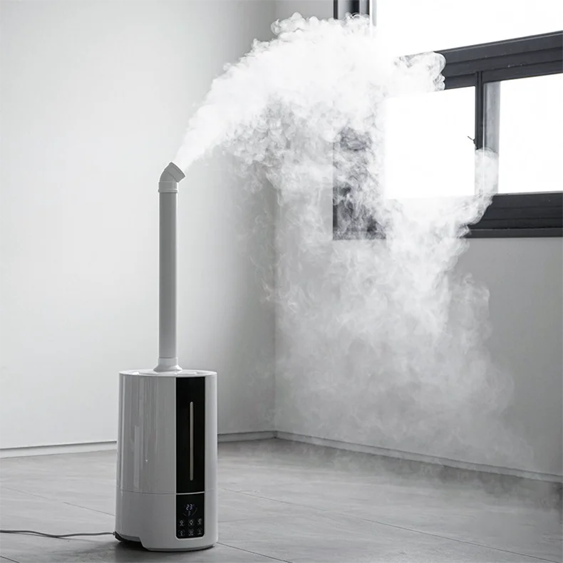 RUNAL 11L Large Capacity Tuya Quiet Cooling Dual 4 Nozzle Spray Led Indoor Stand Smart Ultrasonic Air Humidifier for Bedroom