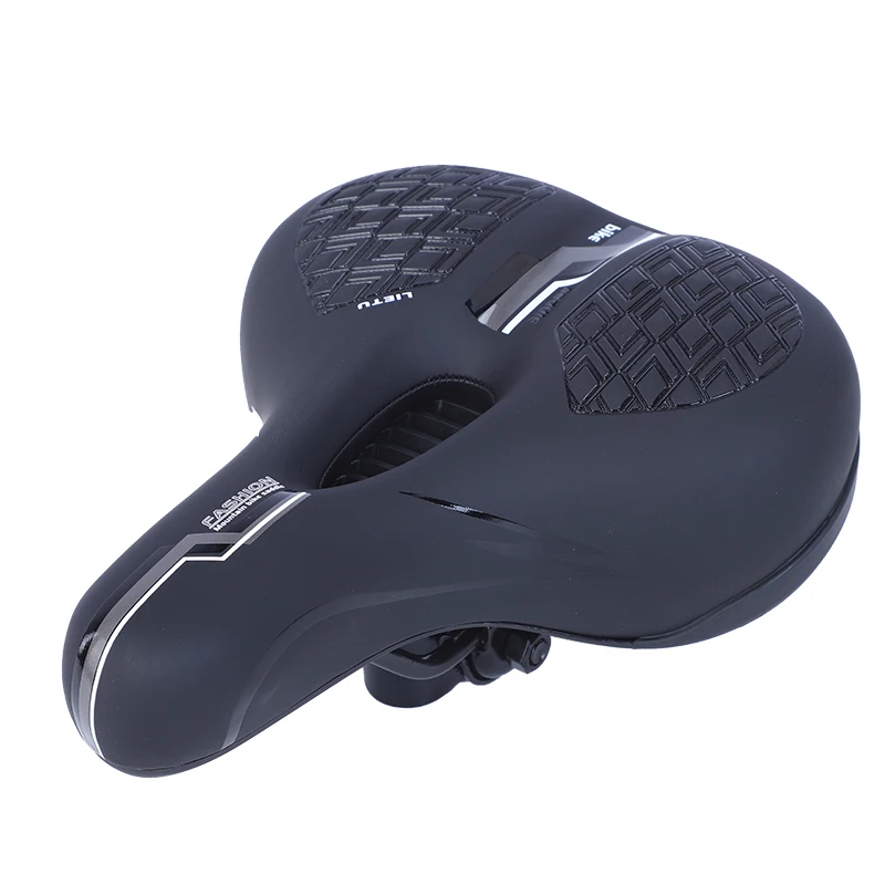
Road Bike Saddle Rainproof PU Surface Soft Memory Sponge Shockproof Bike Seat MTB Saddle Reflective Bicycle Saddle Seat 