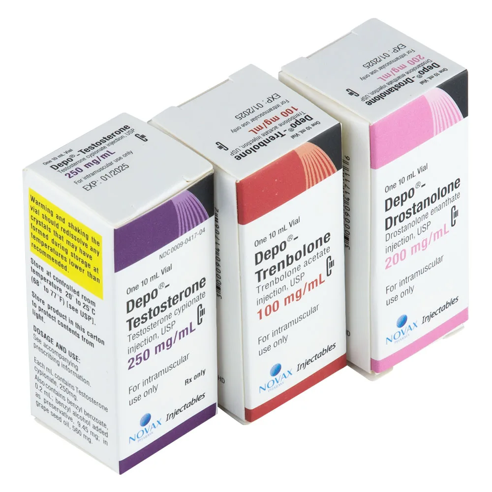 Custom Medicine Package Set 10ml Vials Labels and Boxes
