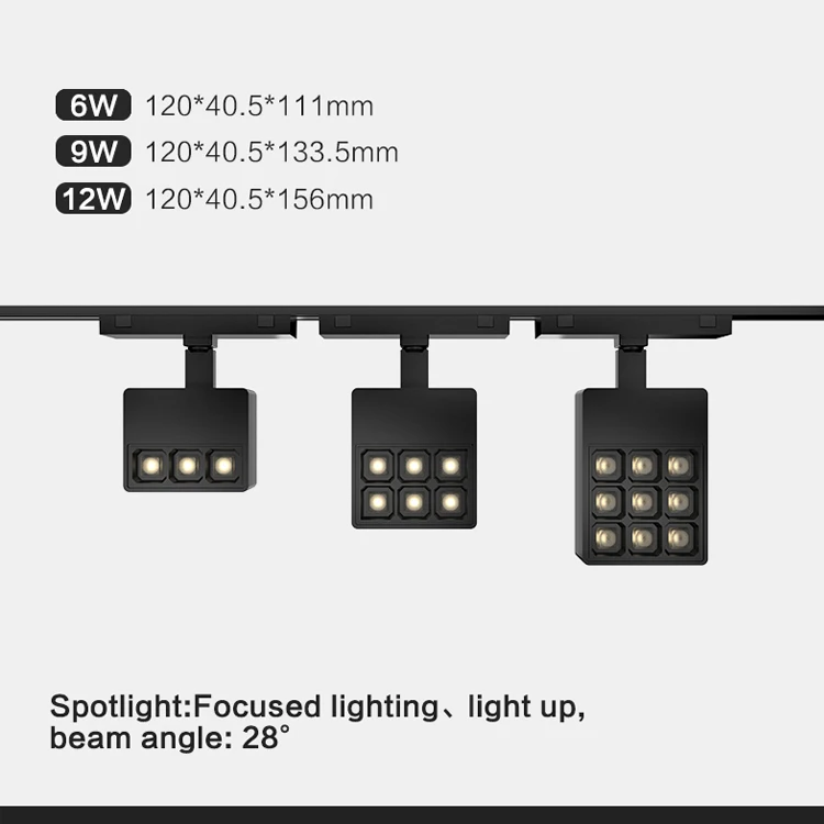 VACE Flexible Dimmable Low Voltage Smart App Control System 24V Magnet Magnetic Led Track Lights